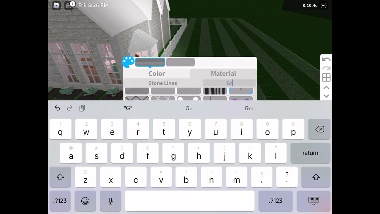 How to change grass in bloxburg YouTube