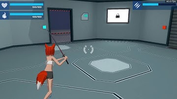 Panda3D GameDev: weapon switching, katana added