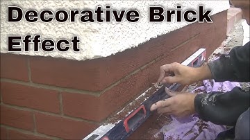 Unleash Your Inner Designer With The Incredible Faux Brick Cement Render!