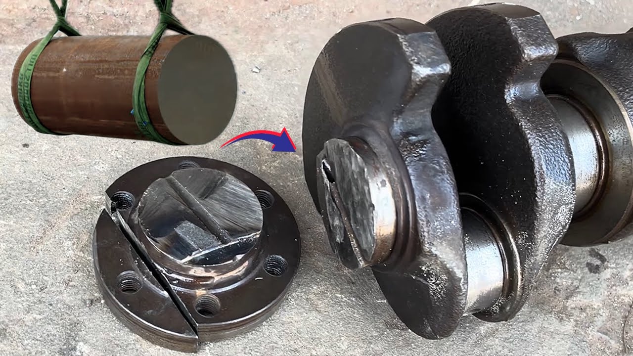 I Successfully REPAIRED My Heavy Duty Crank With Precision Lathe Work?
