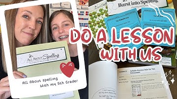 HOMESCHOOL WITH ME ✏️ *Do an All About Spelling lesson with us*