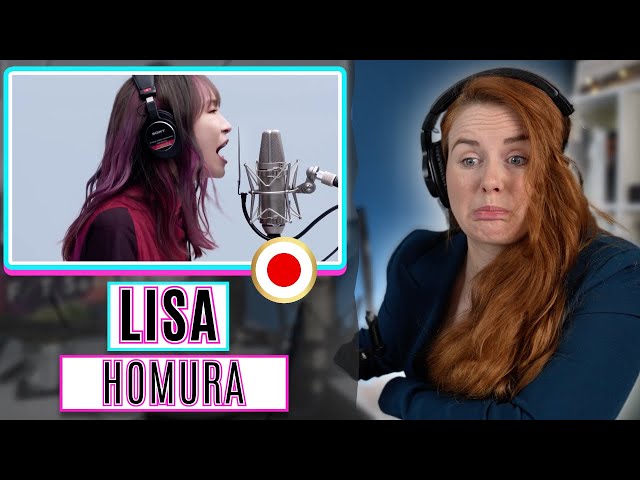 Vocal Coach reacts to LiSA - homura (Live First take) class=