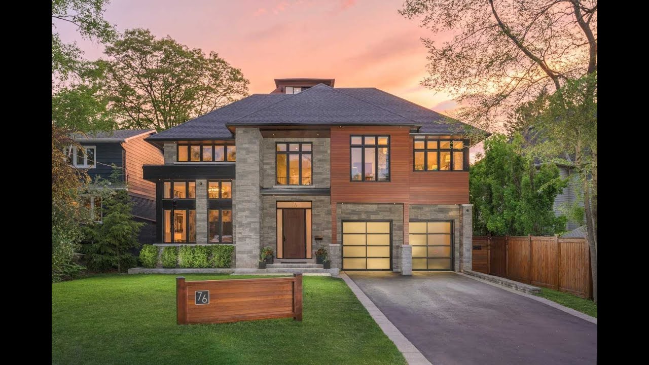 $4.2M Mississauga Port Credit Sleek & Chic Arch Masterpiece Property