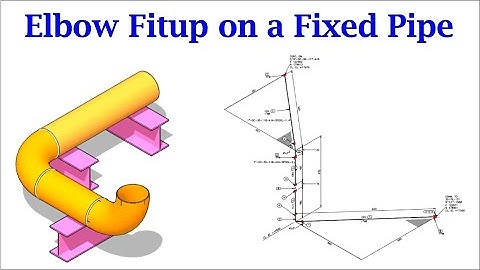 How to Fit up an Elbow on a Fixed Pipe.