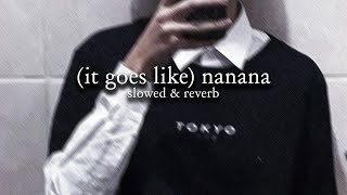 peggy gou - (it goes like) nanana (slowed & reverb) // lyrics