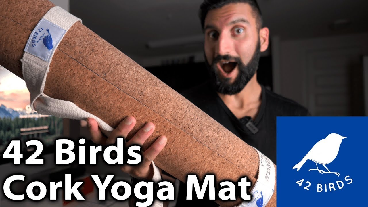 42 birds cork yoga mat