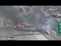 Small plane crash-lands on California's 405 freeway Small plane crash-lands on California's 405 freeway