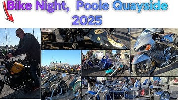 Poole Quayside, Bike Night 2025