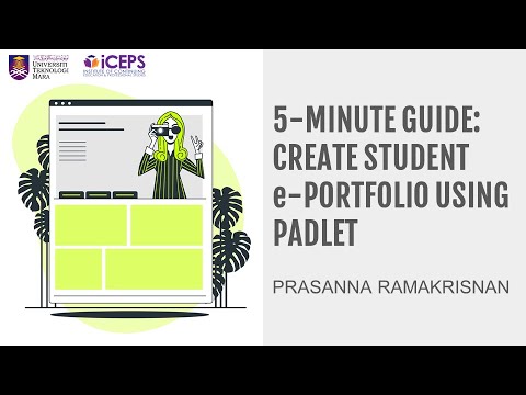5-Minute Guide: Create Student e-Portfolio Using Padlet
