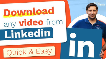How to DOWNLOAD a VIDEO from LINKEDIN  (Easy and fast)