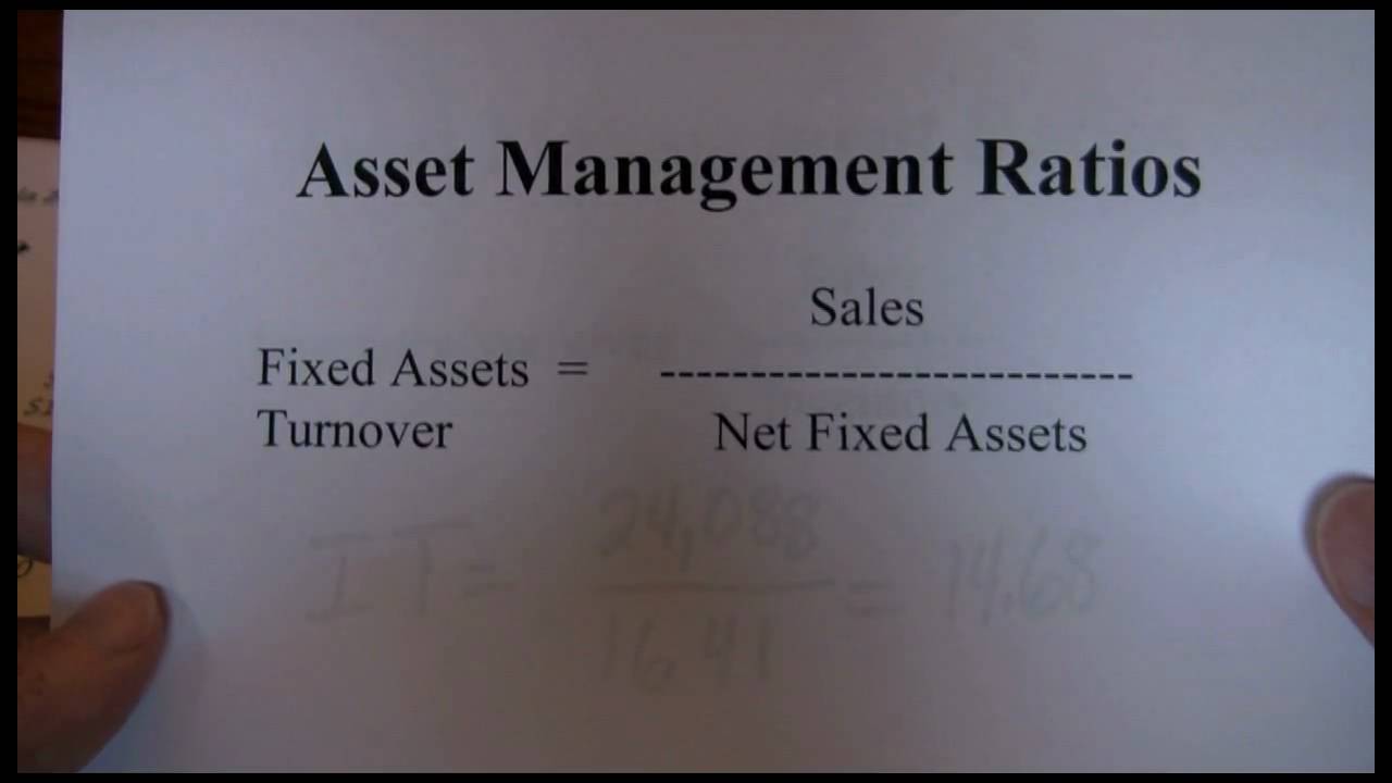 Financial Ratios Asset Management