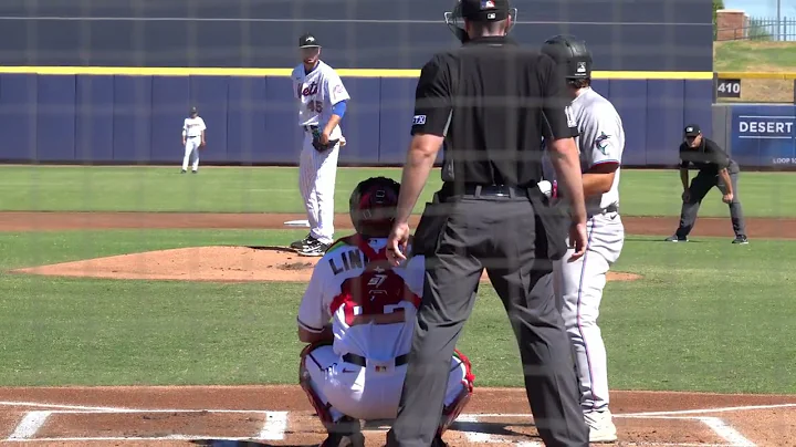 Joe Mack, Miami Marlins C Prospect (2022 Arizona F...