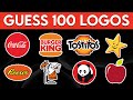 Guess 100 Logos in 3 Seconds | Food & Drink Edition | Logo Quiz