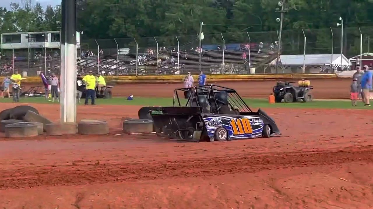 Mini wedge race at pike county speedway 4/23/22 first place for heat