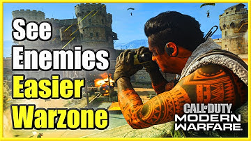 How to SEE Enemies Easier In Call of Duty Modern Warfare and Warzone (Best Settings!)