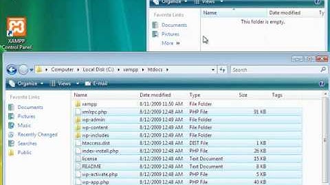 How to install WordPressMU 2.8.4 on XAMPP 1.7.2 for Windows XP, Vista, 32 & 64-bit