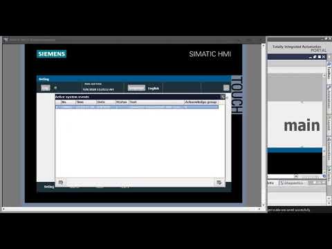 Siemens TIA Portal PLC: SCADA  course 03 - creating buttons and using animation and functions