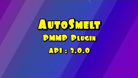 Minecraft | AutoSmelt Plugin | PMMP3 Review