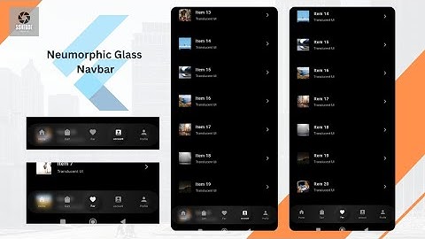 neumorphic_glass_navbar | Liquid Glass | Neumorphism | Package | Flutter | Mobile Development | Dart