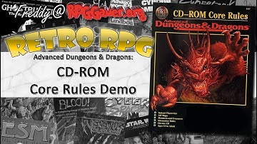 Advanced Dungeons & Dragons CD-ROM Core Rules (TSR, 1997) | Retro RPG