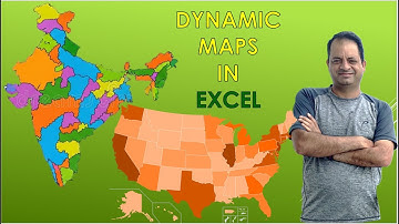 How to make Dynamic Maps in Excel #excel #exceltutorial