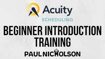 Acuity Scheduling Beginner Introduction 2019 - Sync You Google Calendar