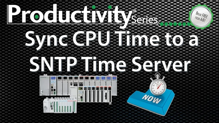 Productivity Series PLC Sync Time to a SNTP Time Server from AutomationDirect