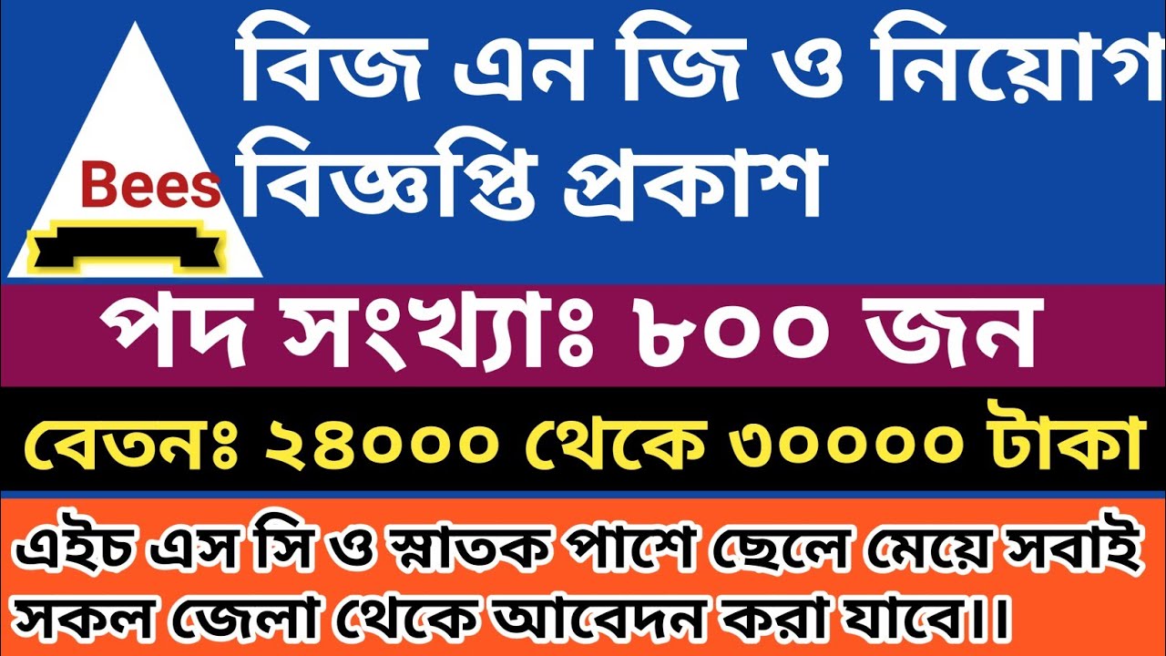 Bees Ngo Job Circular 2022 New bees-ngo-job-circular-2022-new