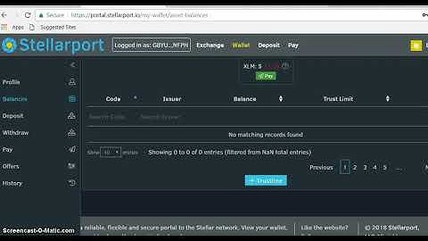 How to create a Zi Trust line and trade xlm for Zi