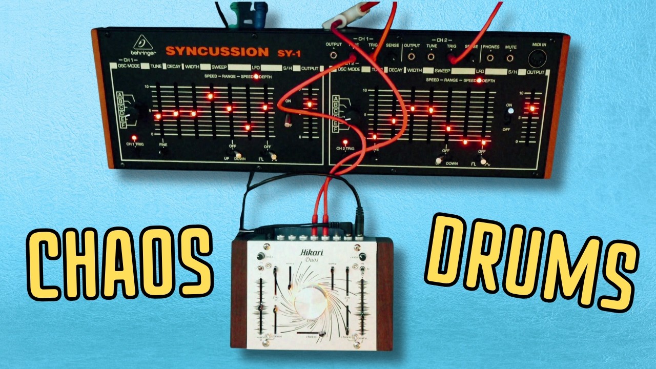 Chaos Control: Hikari Duos vs. Behringer Syncussion SY-1