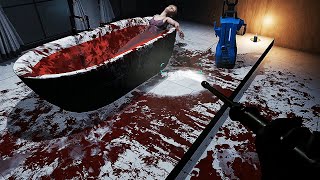 Imagine cleaning the house where someone committed suicide - Crime Scene Cleaner Gameplay in Spanish screenshot 4