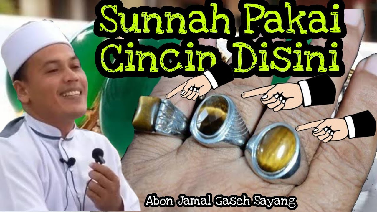 Ternyata Disini Sunnah Pakai Cincin Youtube