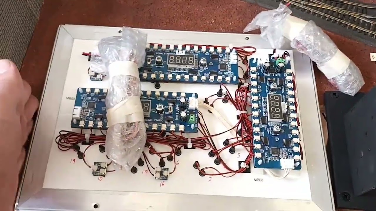 Mimic Panel at Lyneworth Model Railway