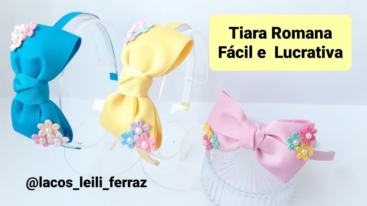 Tiara Romana (Lucrativa e Fácil de Fazer)