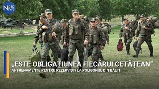 Antrenamente pentru rezerviști la poligonul din Bălți: „Este obligațiunea fiecărui cetățean”