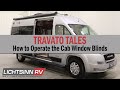 LichtsinnRV.com - How to Operate the Cab Window Blinds in a Winnebago Travato