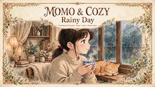 ฝนตกที่ระเบียงในบ้านกับ Momo & Cozy ☕ Cozy Rain - Tea Time & Piano 32 min | Momo Days  screenshot 5