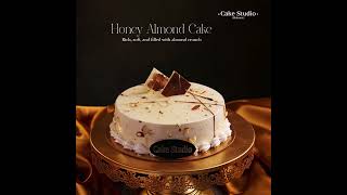 Honey Almond Cake | Soft &amp; Rich Honey Cake