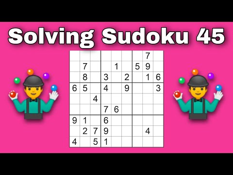 Solving Sudoku 45🤹‍♂