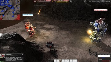 Beyond All Reason - Armada Titan vs Cortex Juggernaut