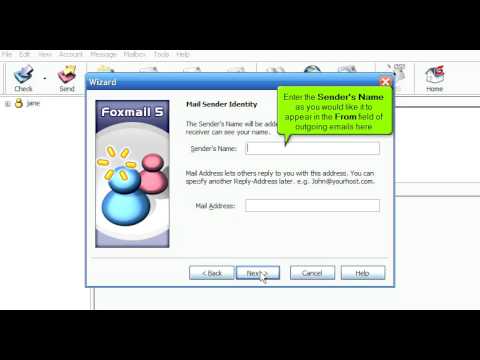 How to setup an email account on FoxMail