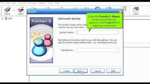 How to setup an email account on FoxMail