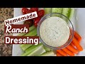 The Best Homemade Ranch Salad Dressing | Healthy Ingredients | Rockin Robin Cooks