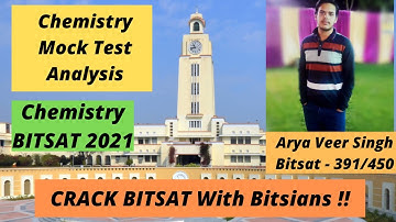 BITSAT 2021 CHEMISTRY ANALYSIS | MOCK TEST