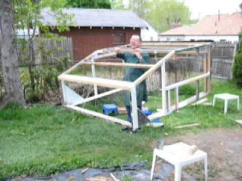 Portable wooden framework for a DIY camper shell for a ...