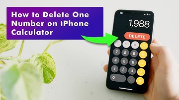 How to Delete One Number on iPhone Calculator