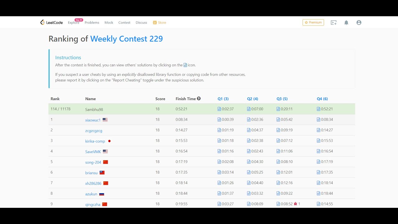 Leetcode Weekly Contest 229 | | Rank 114 | | All solutions - YouTube