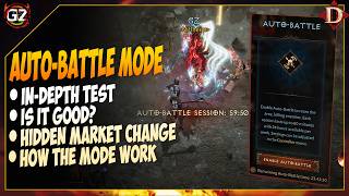 AUTO-BATTLE MODE | In-Depth TEST & Hidden Market Change | Diablo Immortal