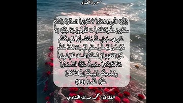 سورة النساء ٤٣ #قرآن #قرآن_كريم #قران #قران_كريم #قرأن #quran
