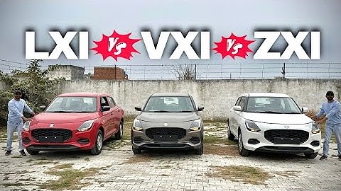 Maruti Swift LXI vs Swift VXI vs Swift ZXI 😎 आपके लिए कौन सा varient है बेहतर ✅बताओ !!